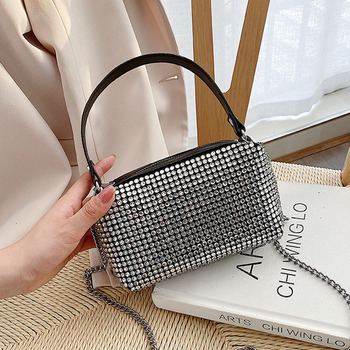 Luxury Diamonds Design Women Bags PU Leather Small Crossbody Bags For Women 2020 Summer New Fashion Wild Shoulder Handbags